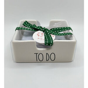 Rae Dunn TO DO post-it holder. Perfect stocking stuffer for a desk.